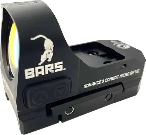Kalashnikov USA 85000103 BARS Advanced Combat Micro Black Hardcoat Anodized 26mm 3 MOA Illuminated Red Dot Reticle