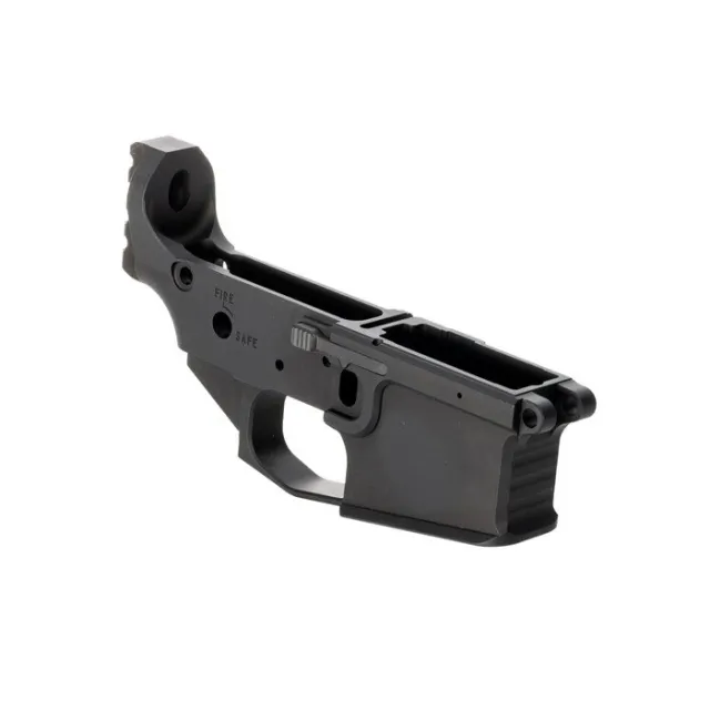Brownells BRN-180M Billet Stripped Lower Receiver Ambidextrous Black