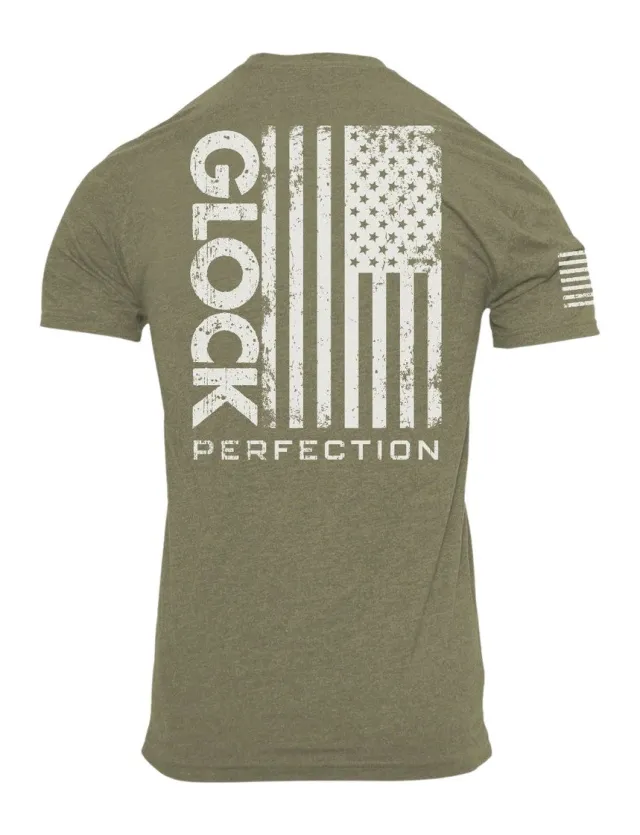 Buy Glock AP96400 PERFECTION FLAG TEE XL GRN online
