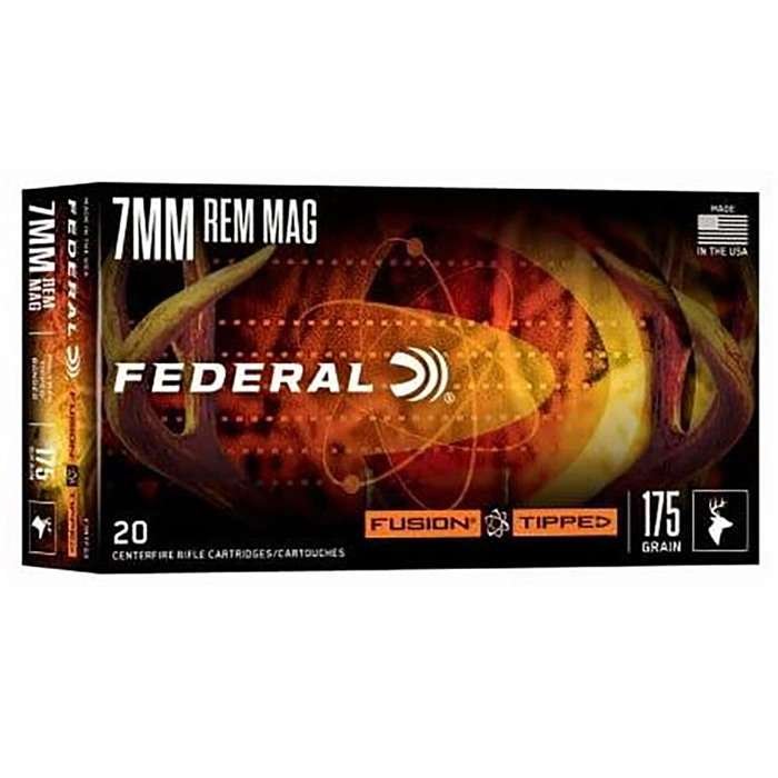 Buy Federal F7RTFS2 Fusion 7mm 175gr Bonded Soft Point Ammo 20 Rounds online