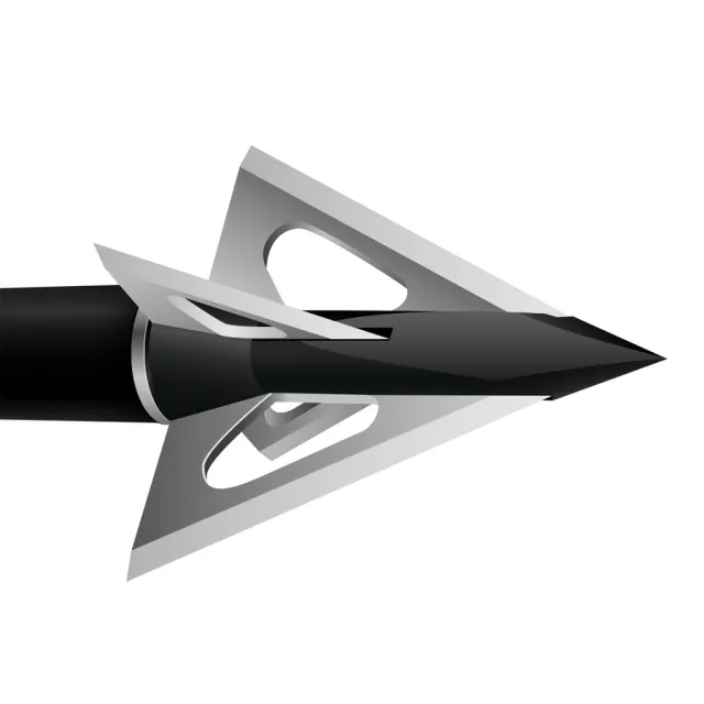 Slick Trick 15STVT100 Viper Trick Broadheads 100gr 4pk .035 Blade 1 1/16" Cut - Slick Trick