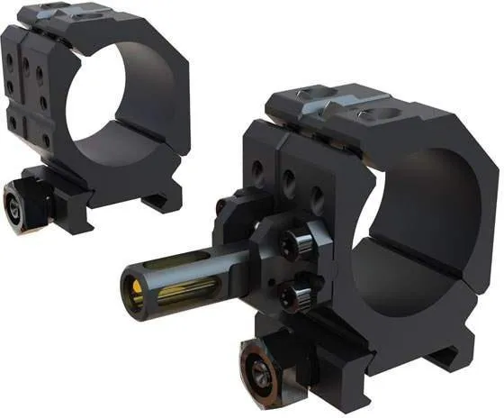 Wheeler Engineering 1099904 1" Low Picatinny Rail Scope Rings, 6061 Aluminum - Wheeler