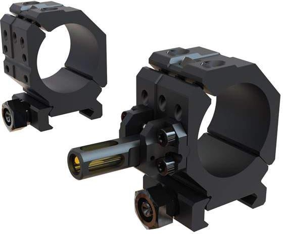 Wheeler Engineering AOB 1099907 1" Medium Picatinny Rail Scope Rings Black - Wheeler