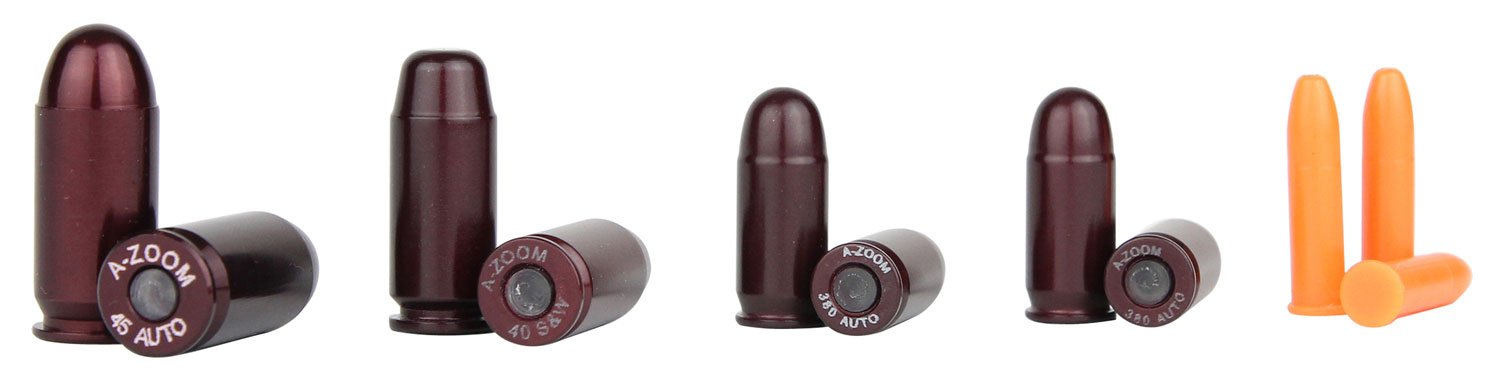 A-Zoom 16185 Military/LE Training Snap Caps Variety Pack Set of 12 - A-Zoom - 9MM,40S&W,45ACP,.223,.308,12GA