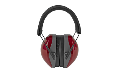 Radians TR0360CS Folding Terminator Earmuff, Red, NRR 29 - Radians