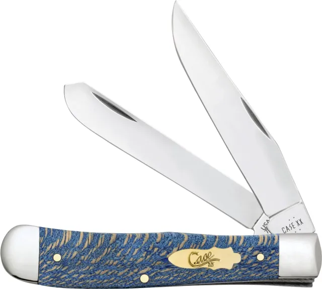 Case CAE TRAPPER BLUE SYCAMORE Blue Sycamore Wood .000 - Case