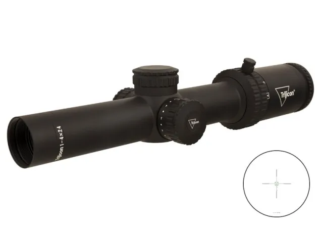 Trijicon Credo CR424-C-2900014 1-4x24mm .223 30mm Matte Black Scope - Trijicon