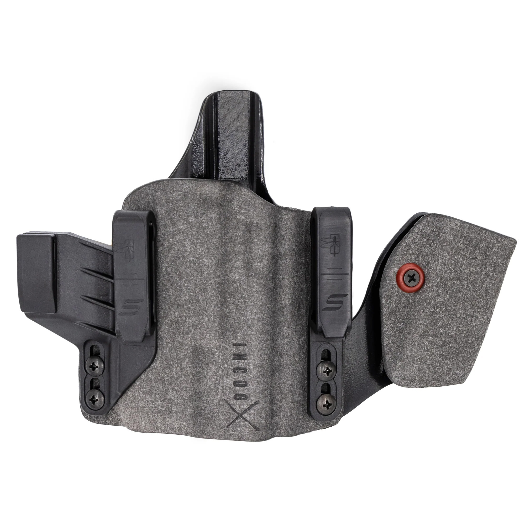 Safariland INCOG-X Gray Right-Hand IWB Holster w/ Mag Caddy - Safariland