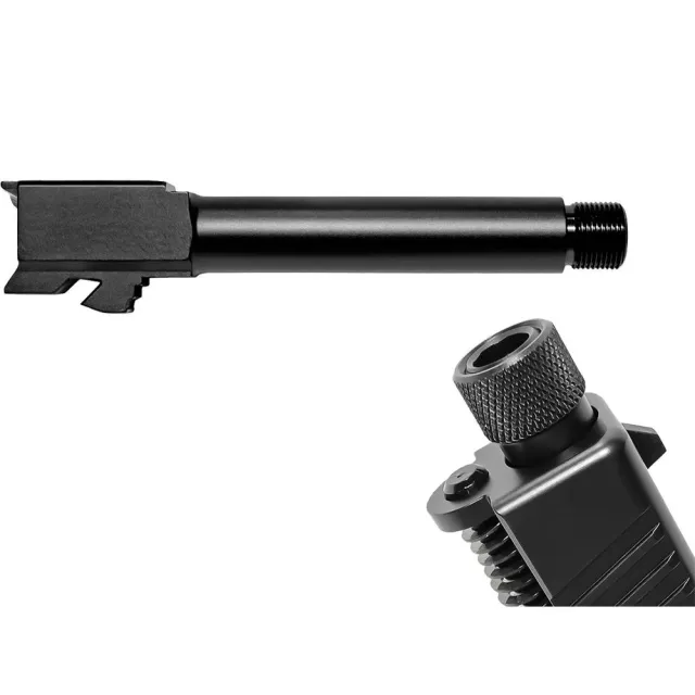 Combat Armory Glock 19 Gen 1-5 Threaded Handgun Barrel Black - Combat Armory