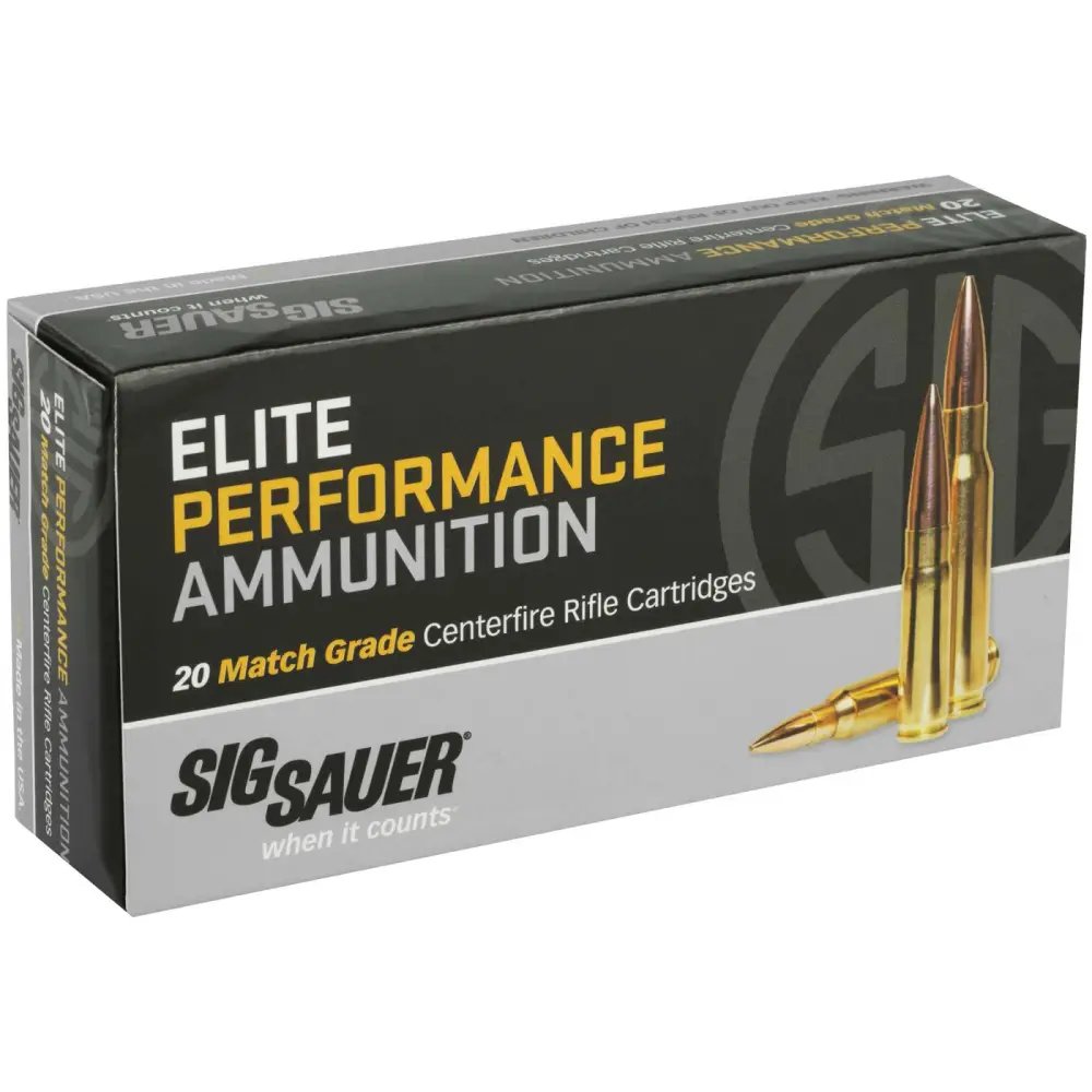 Sig Sauer Elite Match Rifle Ammunition .308 Win 16 - Sig Sauer - 308 Win
