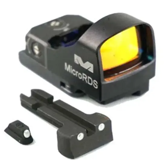 Meprolight MicroRDS Red Dot 0.9x0.7In Black For SIG226/320 0.9" X 0.7" - Meprolight - 0.9" X 0.7"