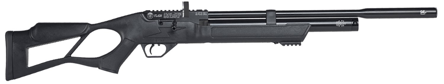 HATSAN Flash QE PCP .25 Caliber 17.70 In Barrel 10rd Black - HATSAN - 25 CALIBER