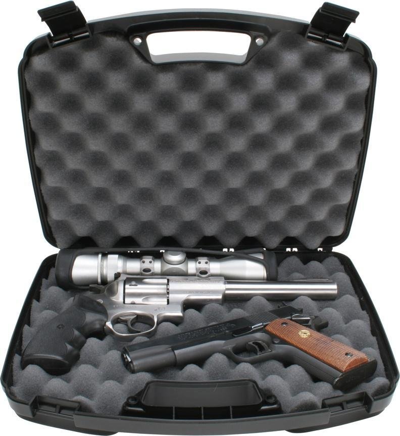 Buy MTM Handgun and Revolver up to 8.5in Black 2 Pistol Case (809-40) online