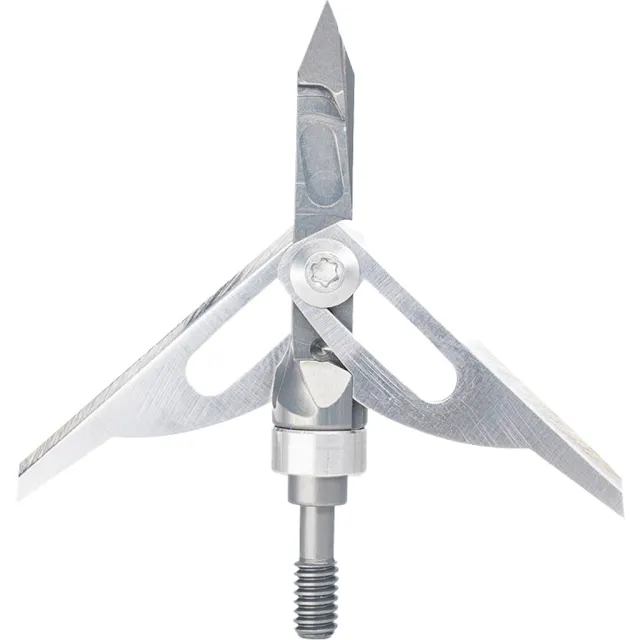B3 Exoskeletal RD2 Titanium Broadhead 100gr 2-Blade 2" Cut 440C Steel - B3