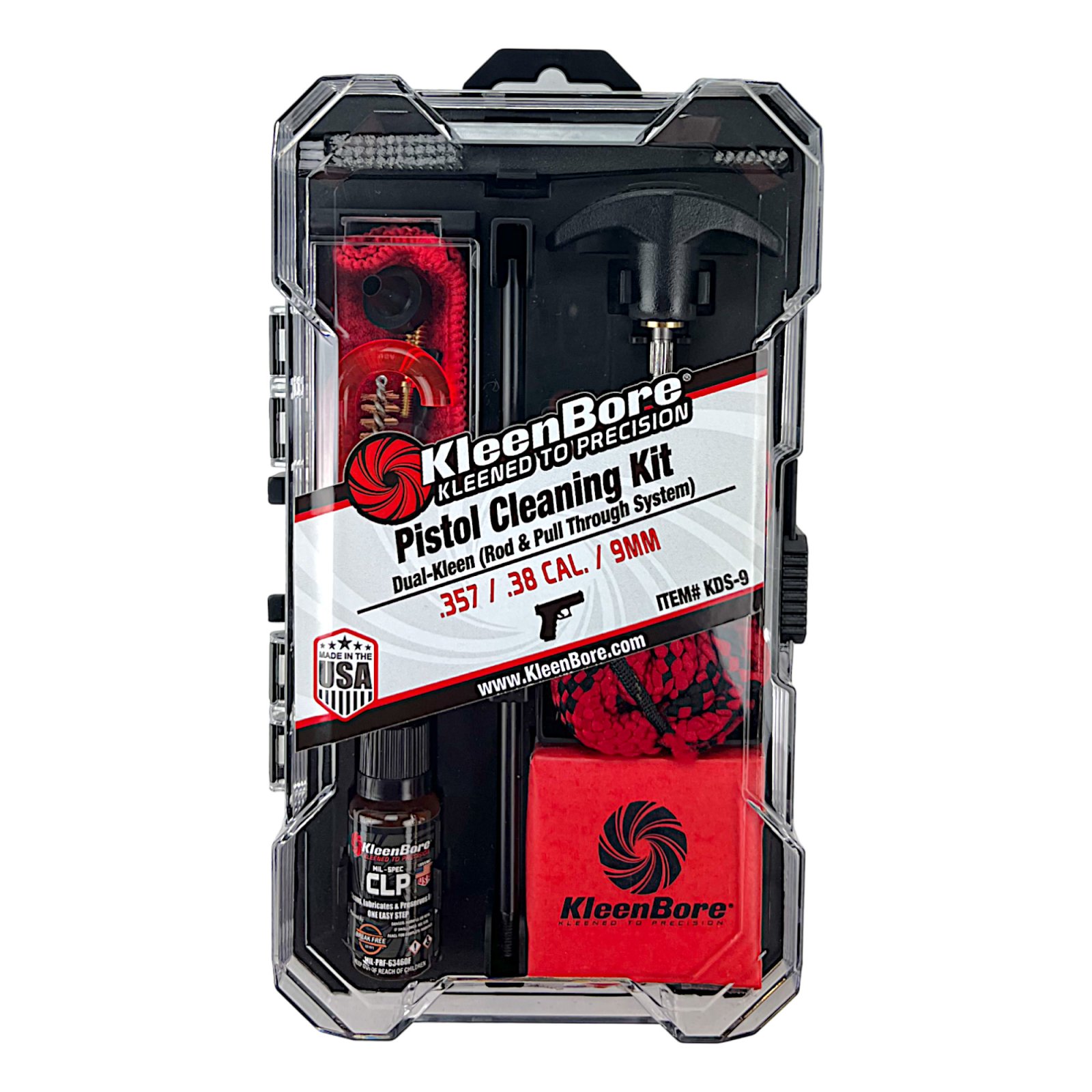 KleenBore Dual-Kleen 9mm Cleaning Rod & Rope - Kleen Bore
