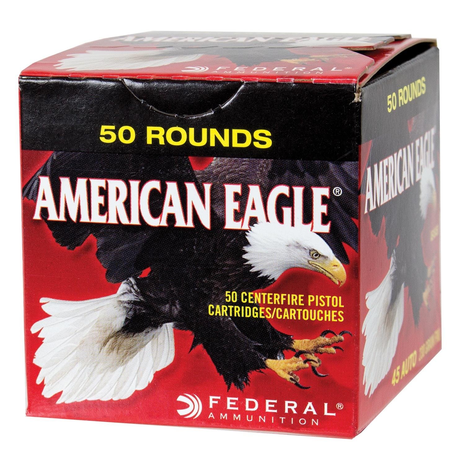 Federal Premium AE45A50 45 ACP 230 Grain Full Metal Jacket 50 Rounds - Federal Premium Ammunition - 45 ACP