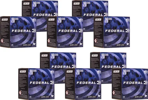 Federal H200 7.5 Game Load 20ga 2.75" 2.5dr 7/8oz 7.5 - Federal - 20
