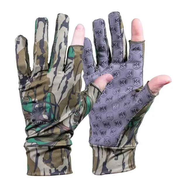 Knight & Hale KHT0212 Run N Gun Gloves M.O Greenleaf Camo - Moultrie