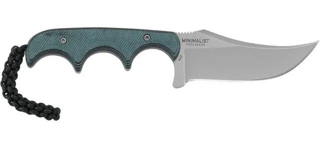 CRKT Minimalist Persian 2.76" Plain Edge Green Knife - CRKT