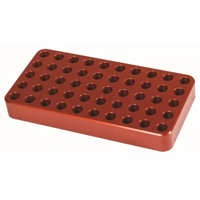 Lyman Anodized Aluminum Loading Block .388 Hole Size for Small Rifles - Lyman