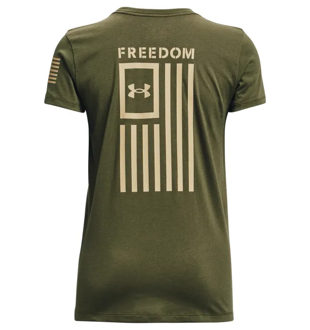 Under Armour Freedom Flag Women's T-Shirt XL 1370814-390