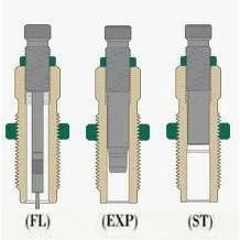 Redding 80172 Series-A 3-Die Set for 9mm Luger Straight-Wall Cases - Redding Reloading Equipment - 9MM LUGER