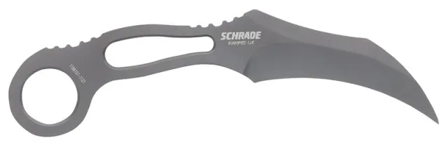 Schrade Boneyard CLR Karambit Fixed Blade AUS-8 Steel 1182503 - Schrade