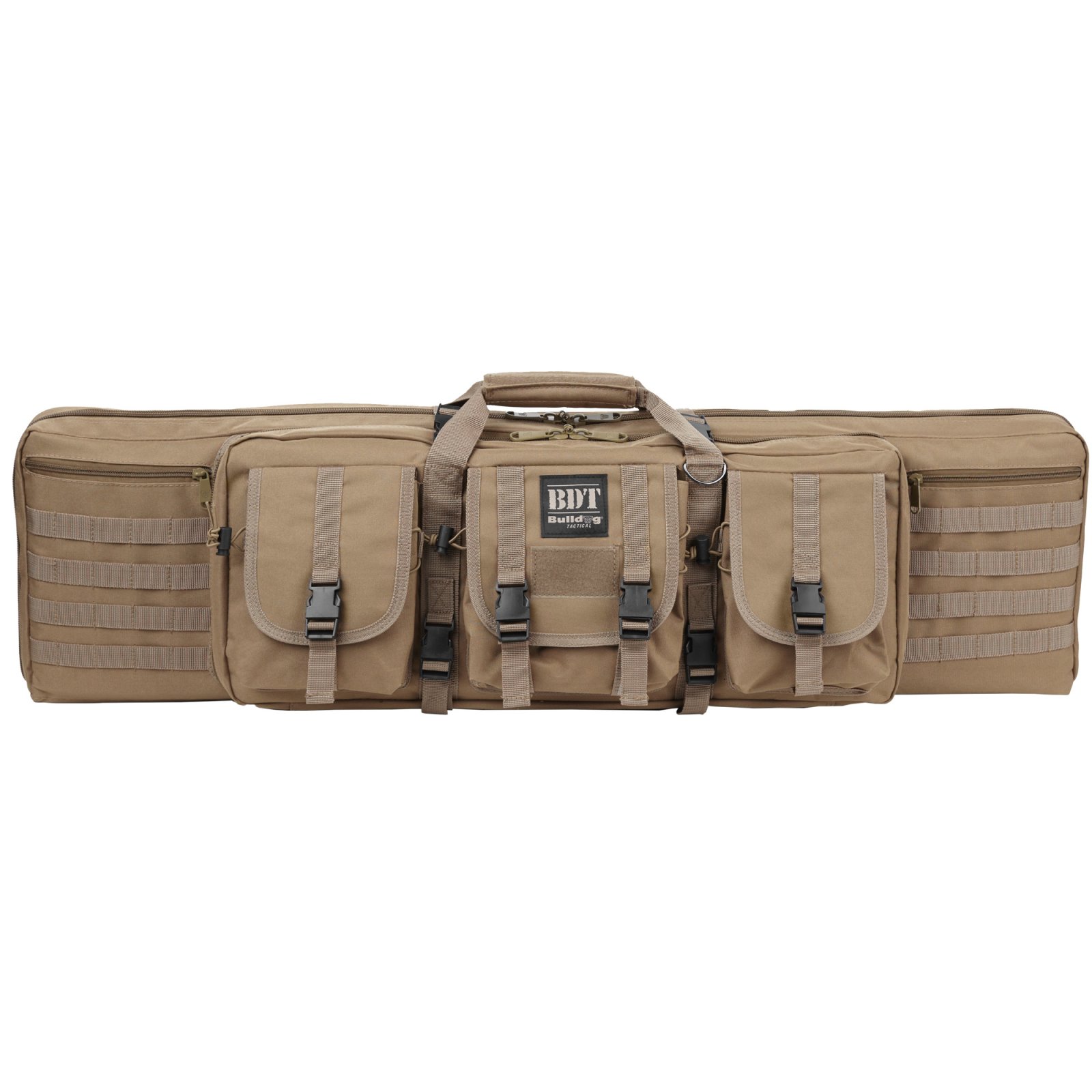 Bulldog BDT35-36T Deluxe 36" Tan Tactical Rifle Bag with Backpack Straps - Bulldog