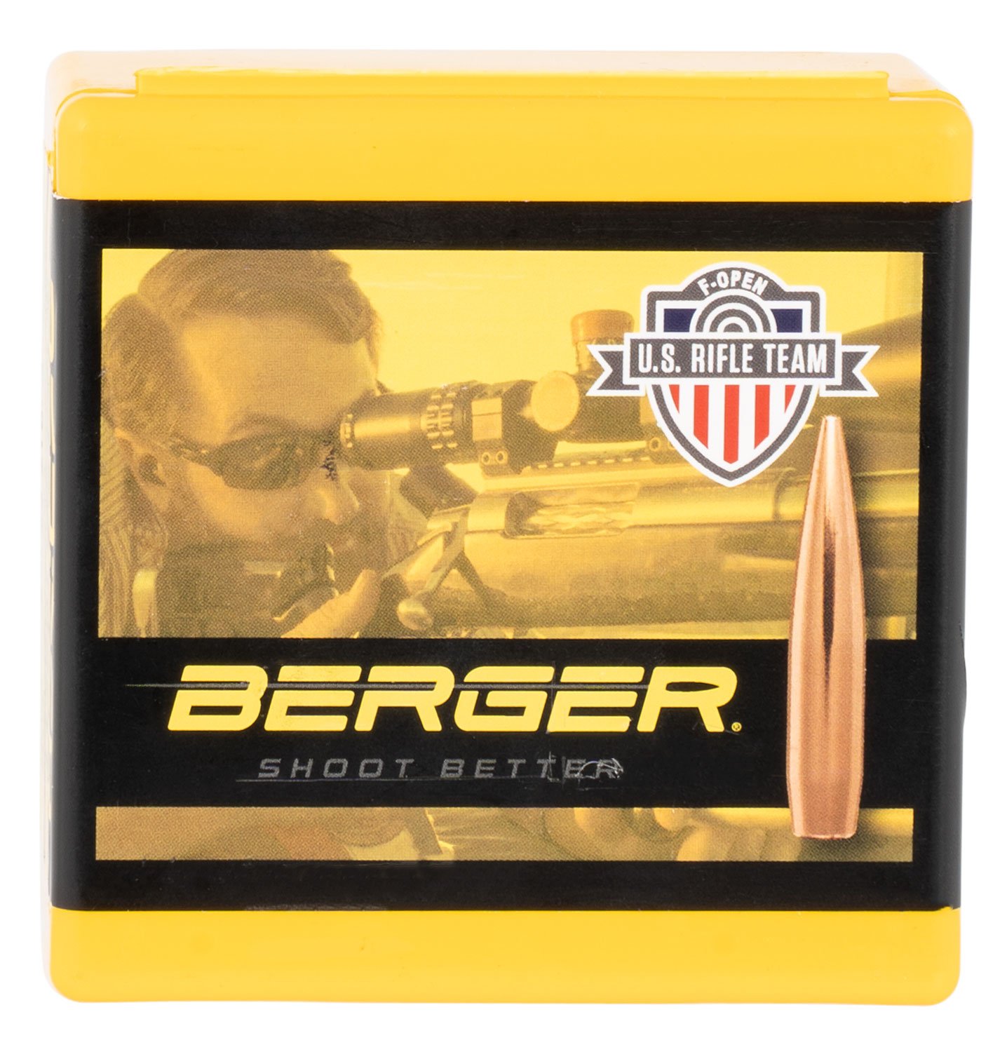 Berger Bullets Target F-Open Hybrid 7mm .284 184 Grain 100 Box - Berger Bullets - 7mm