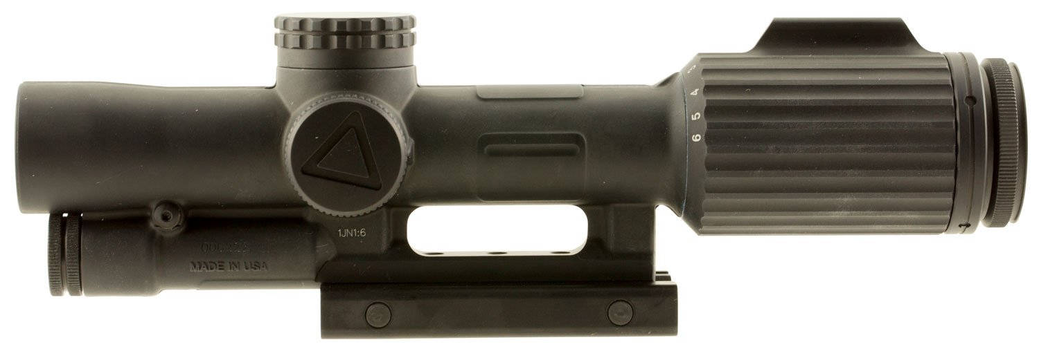Trijicon 1600038 VCOG 1-6x24mm Riflescope Matte Black LED Green Reticle - Trijicon - 24MM