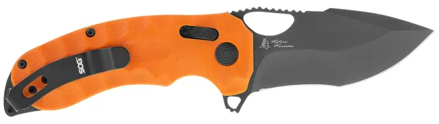 S.O.G SOG12270357 Kiku XR LTE 3.02" Tanto Blade Blaze Orange G10 Handle - SOG