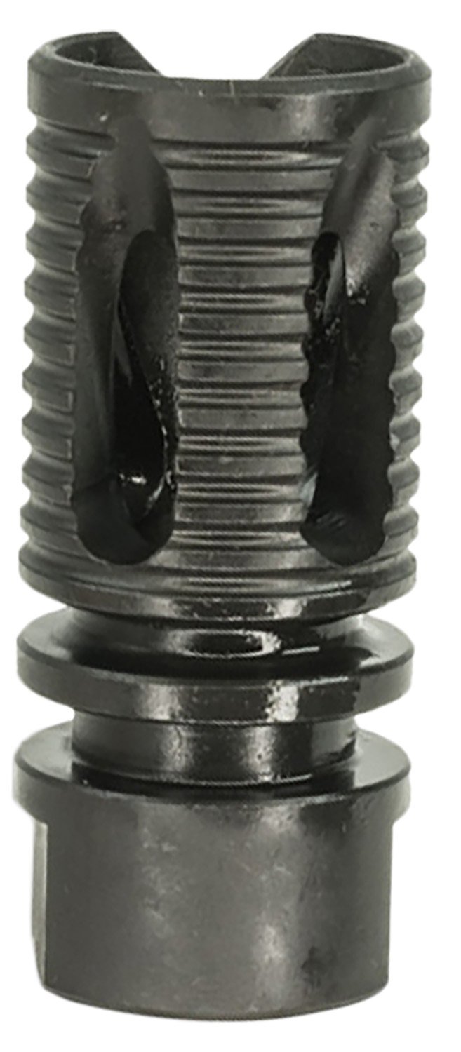 Lead & Steel LS-SAW-FH-1-2X28 Flash Suppressor 1/2"-28 Black 4140 Steel - L&S