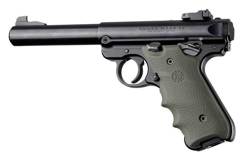 Buy Hogue 79001 Ruger MKIV Rubber Grip Finger Grooves OD Green online