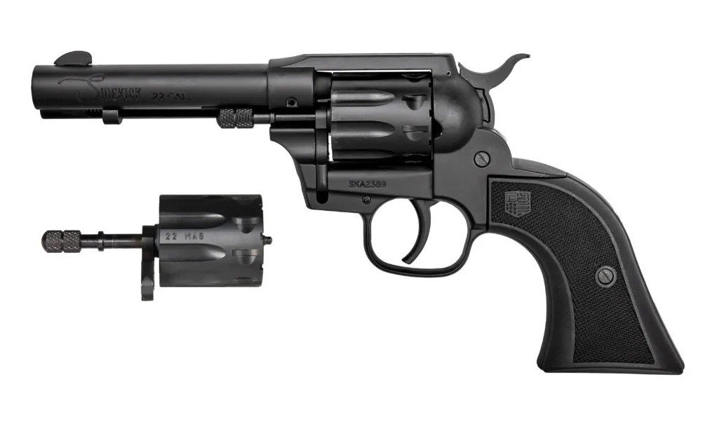Diamondback Sidekick 22 LR/WMR Revolver 4.5" Black Cerakote 9rd - Diamondback Firearms - 22 LR | 22 Magnum
