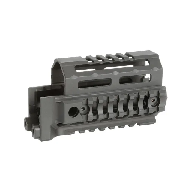 Midwest Industries MI-AK-ALPHA-BKQR Quad Rail Handguard AK47/74