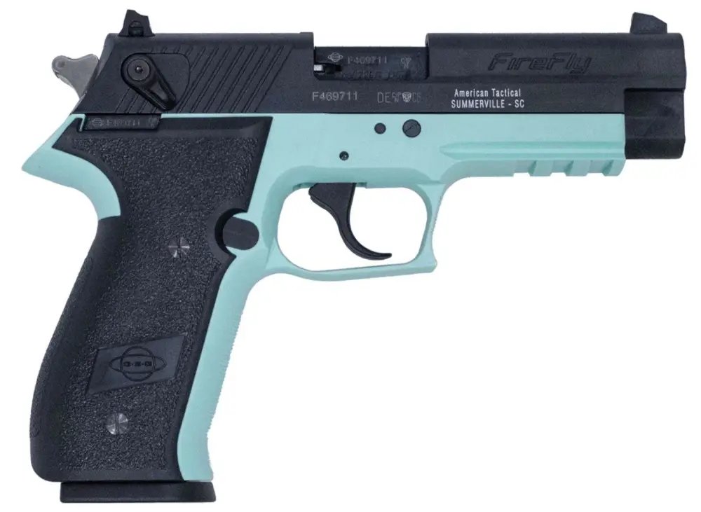 ATI GSG FireFly .22 LR Pistol Mint Green 4" Barrel 10rd GERG2210FFM - American Tactical Imports - 22 LR