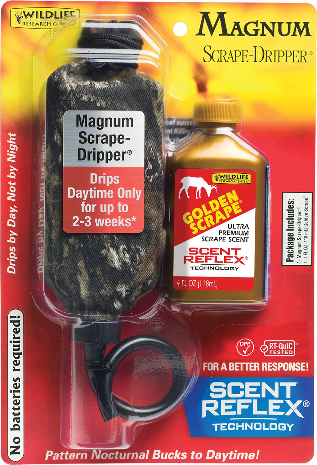 Wildlife Research Center 386 Golden Scrape-Dripper 4 oz - Wildlife Research Center