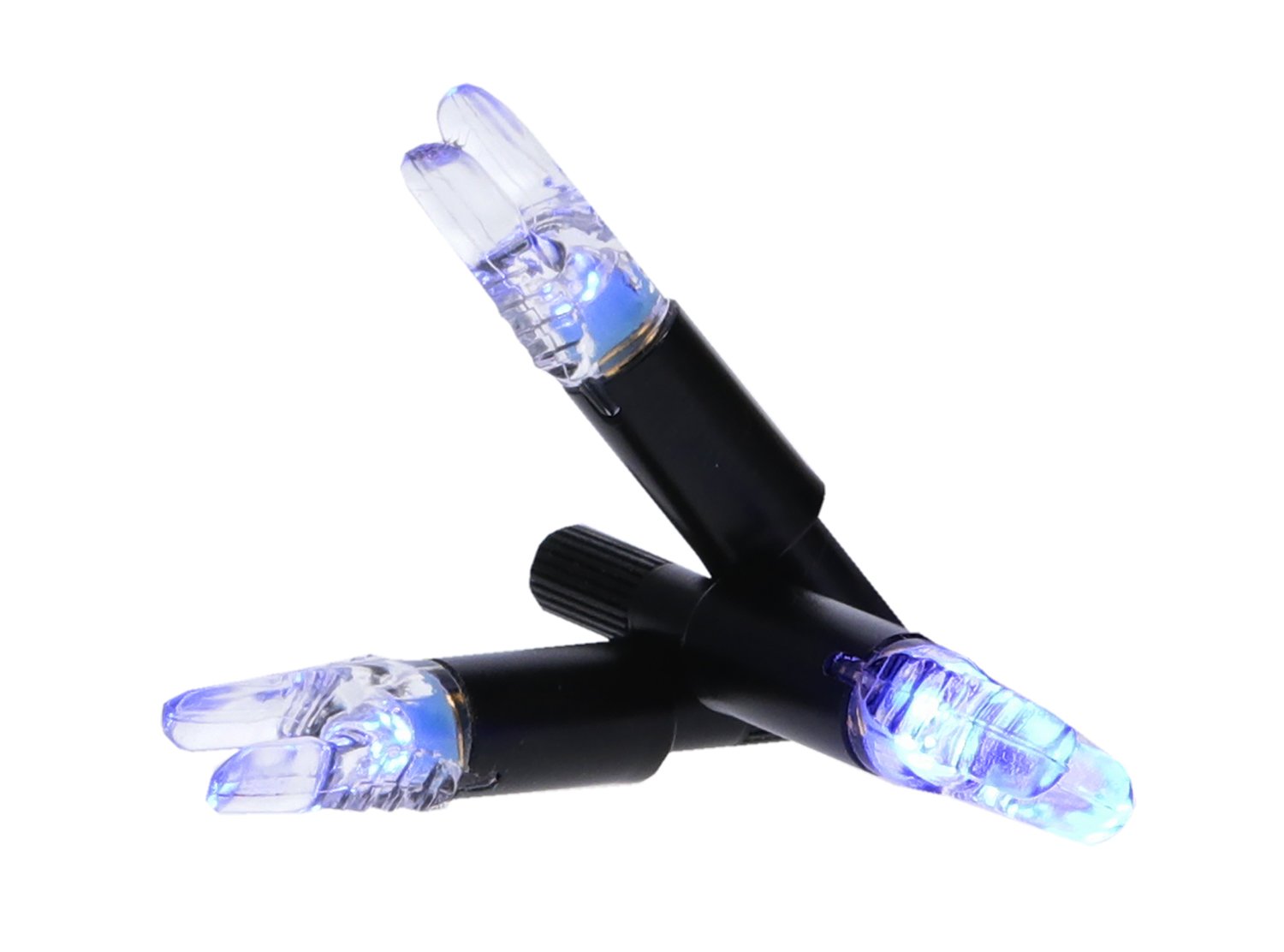 NAP NAPILLNBL6PK Thunderglo Blue Illuminated Nock 6 Pack - NAP