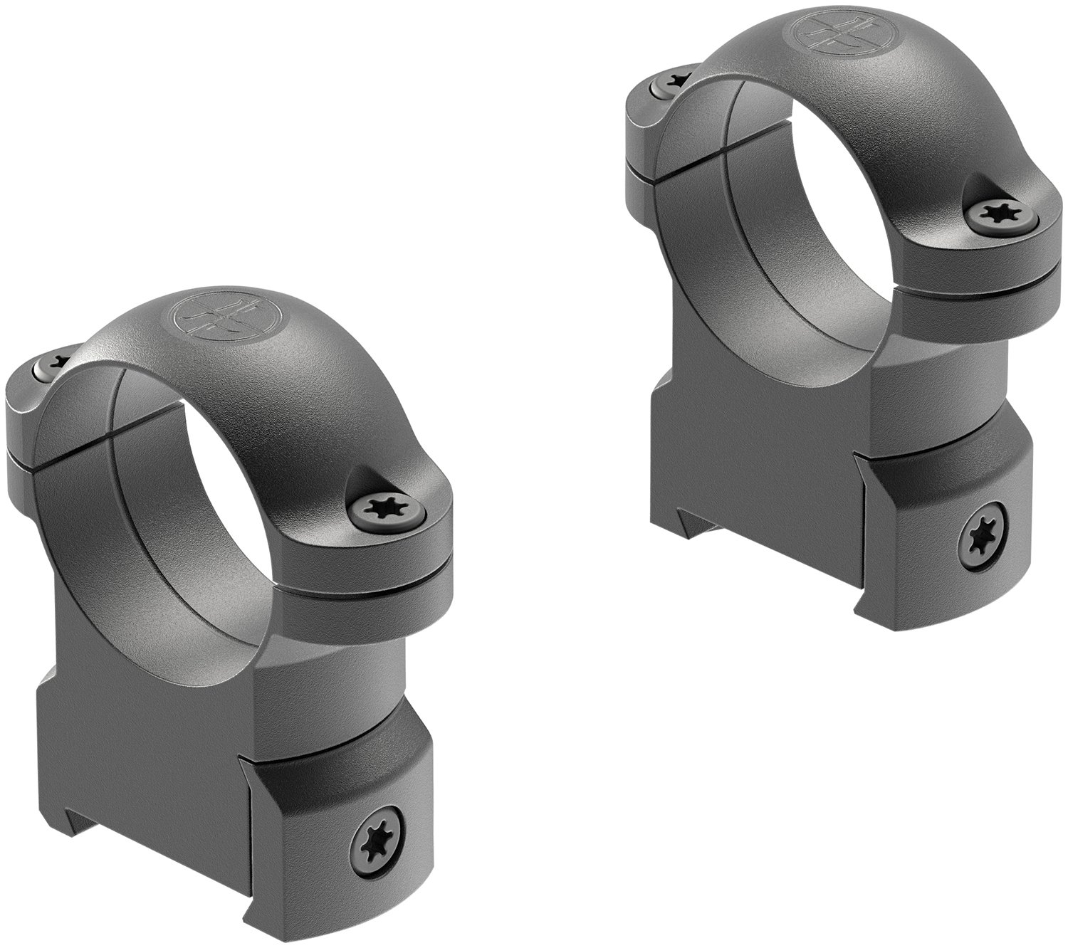 Leupold CZ 550 1" High Steel 2-Piece Scope Ring Matte Black - Leupold & Stevens - 1"