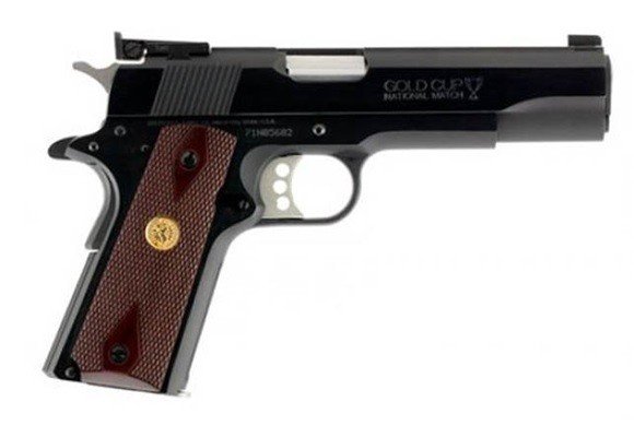 Colt 1911 Gold Cup National Match 38 Super 5 in Blued 9+1 Single Action - Colt - 38 SUPER