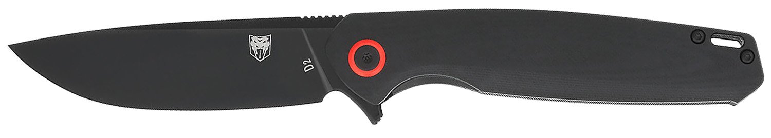 CobraTec Knives Rath EDC CTRATHBLK 3.5 In D2 Steel G10 Handle - CobraTec Knives