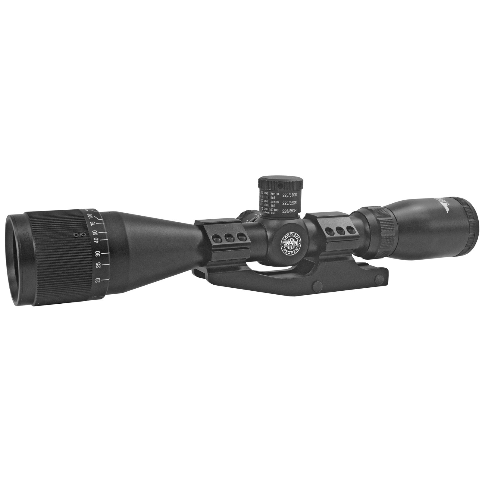 Buy BSA Optics TW-312X40W1PMTB Tactical Rifle Scope 3-12x40mm Mil-Dot Reticle online