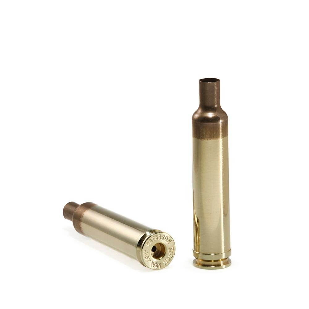 Peterson Cartridge Unprimed Rifle Brass 257 Weatherby 50ct - Peterson Cartridge - 257 Wby