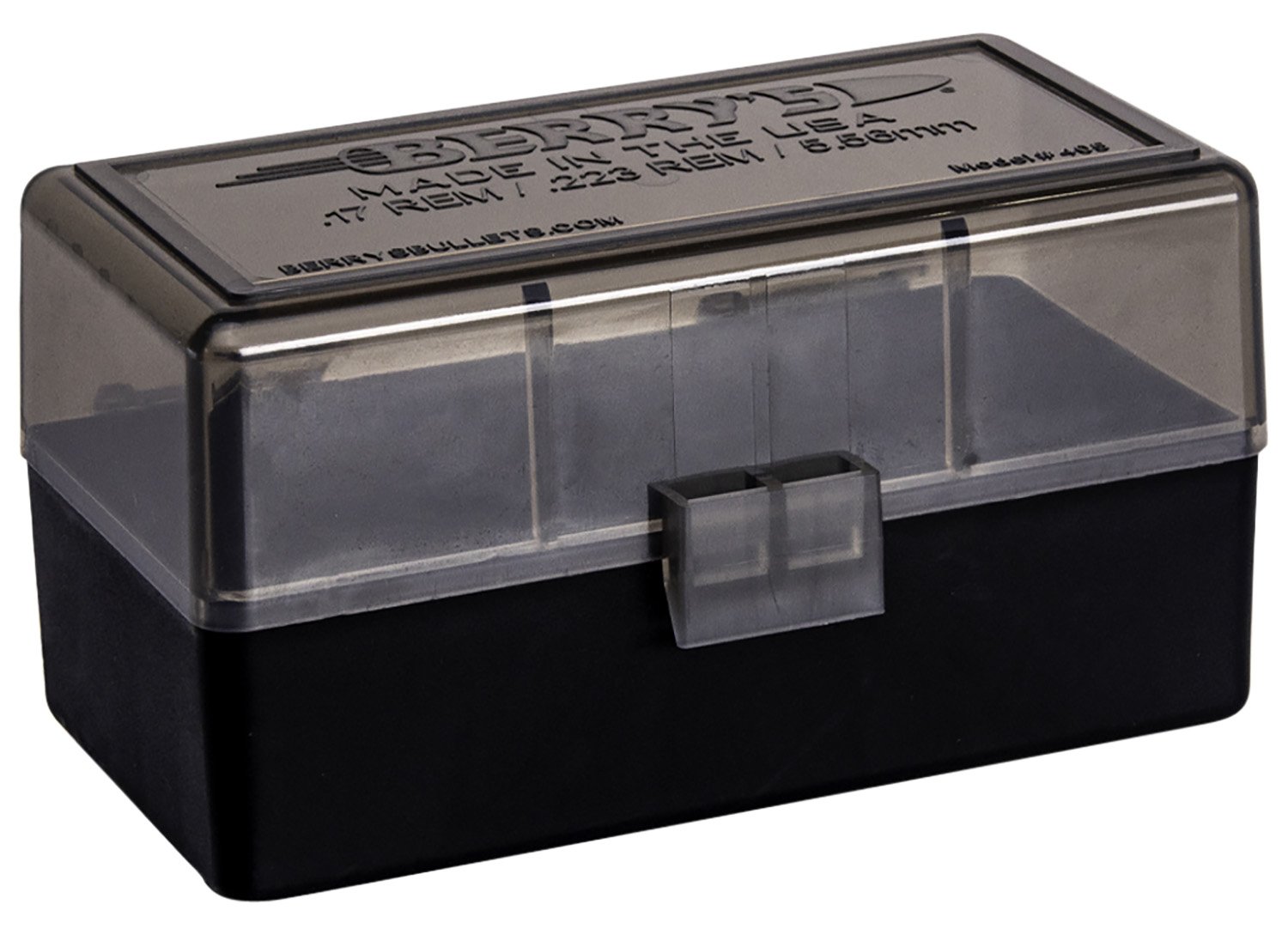 Berry's Ammo Box #405 - .223 Rem./5.56mm 50/rd Smoke/Black - Berry's Mfg