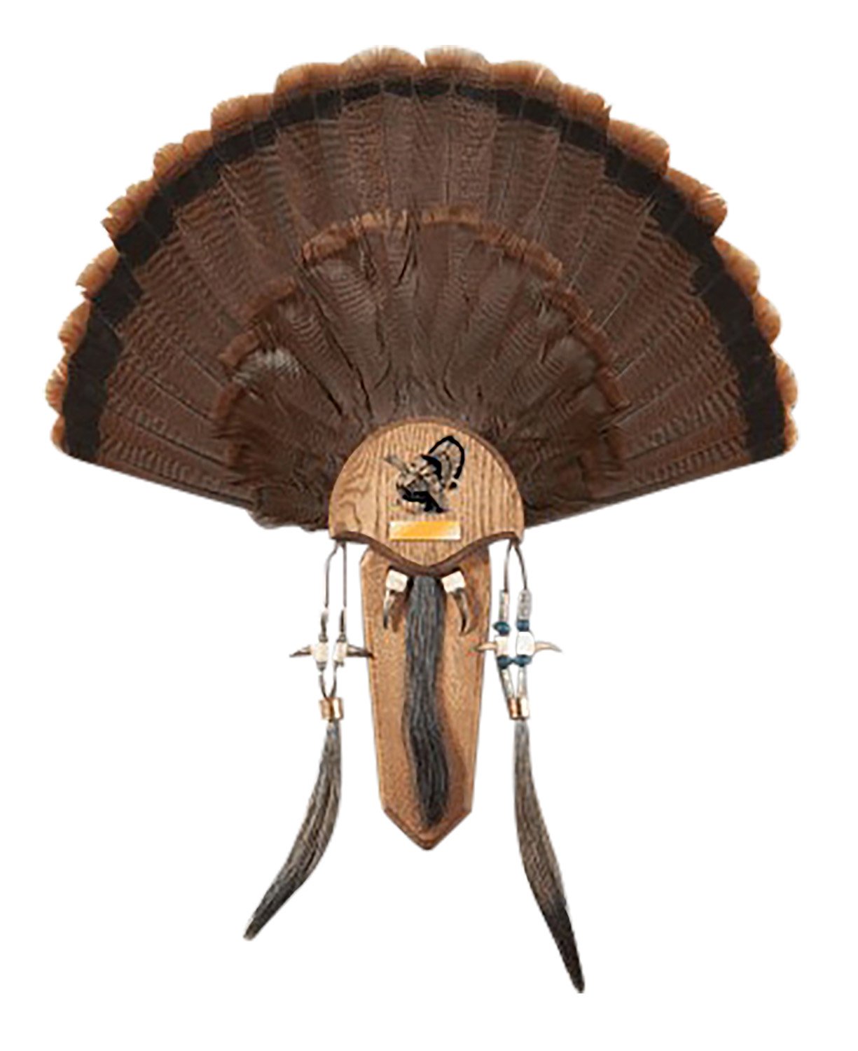 Hunters Specialties STR06949 Three Beard Mounting Plaque Natural Oak - HS Precision