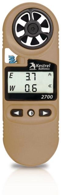 Kestrel 2700 Ballistics Weather Meter Model 0827LTAN Tan 875 Yards - Kestrel