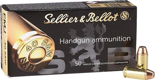 Sellier & Bellot .40 S&W 180gr FMJ Ammo 50 RD SB40B