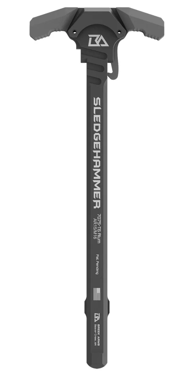 Breek Arms BRK6015-MGRAY AR-15 Sledgehammer Ambi Charging Handle Gray - Breek Arms
