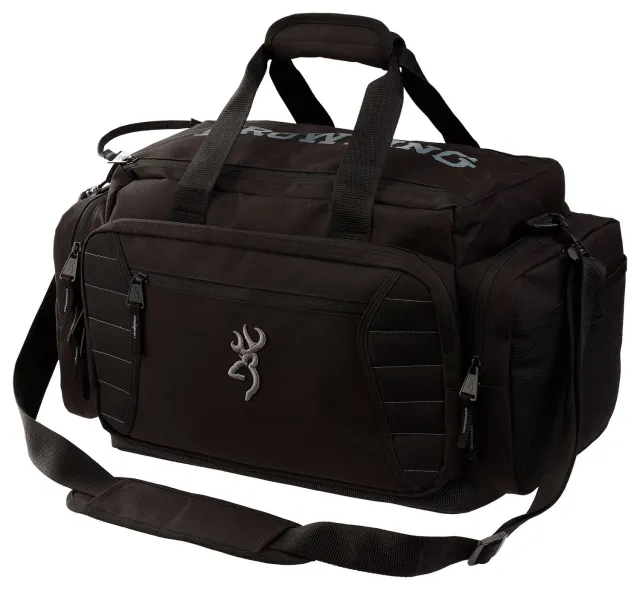 Browning 1211089901 Range Bag Black Polyester Waterproof 9"