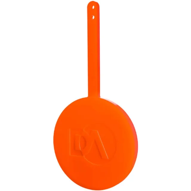 DA Targets DA-6GO-NC-1 6in Orange Self-Healing Polymer Gong Target - DA Targets